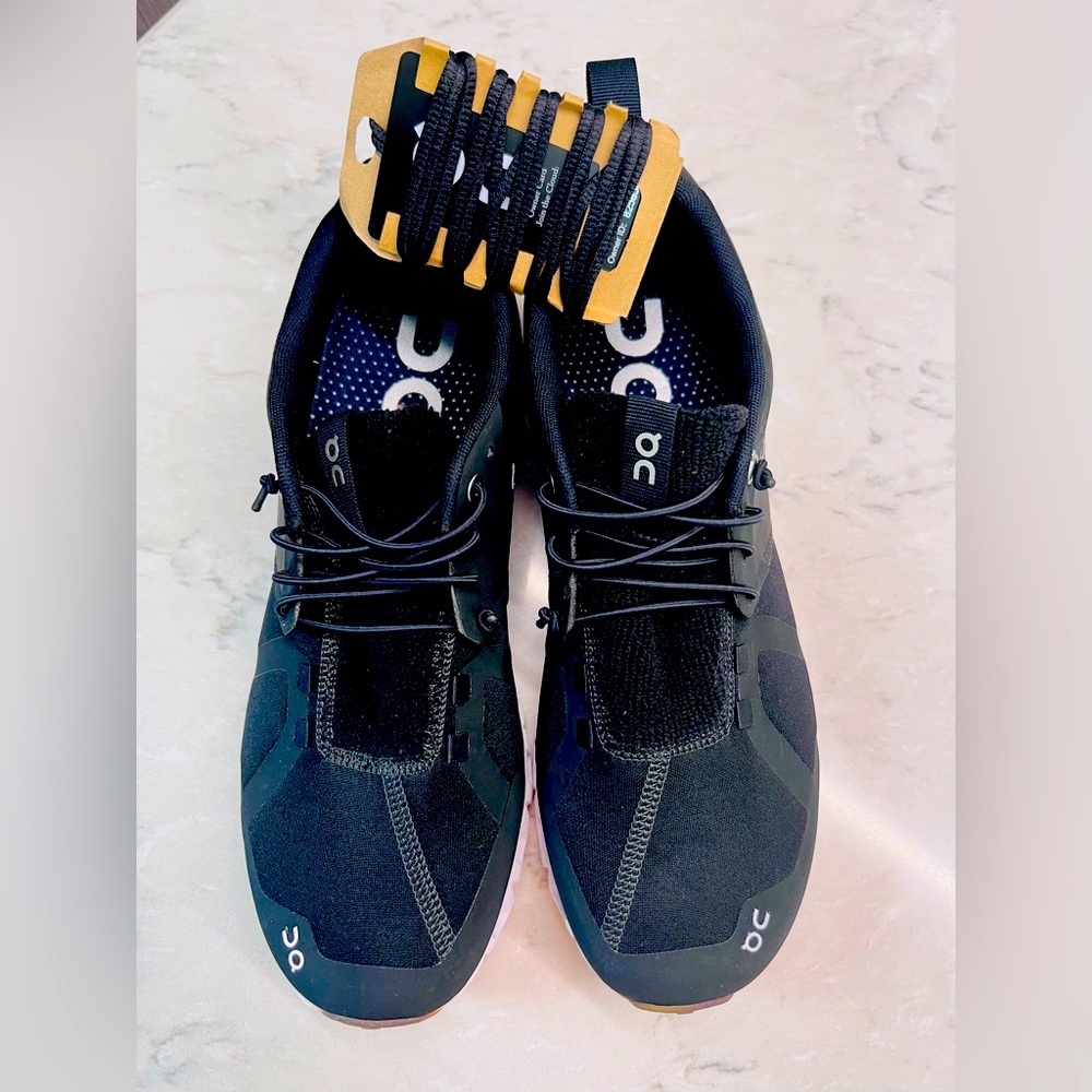 On Cloud Black Terry Women's Tennis Sneaker Running Shoe NWOT